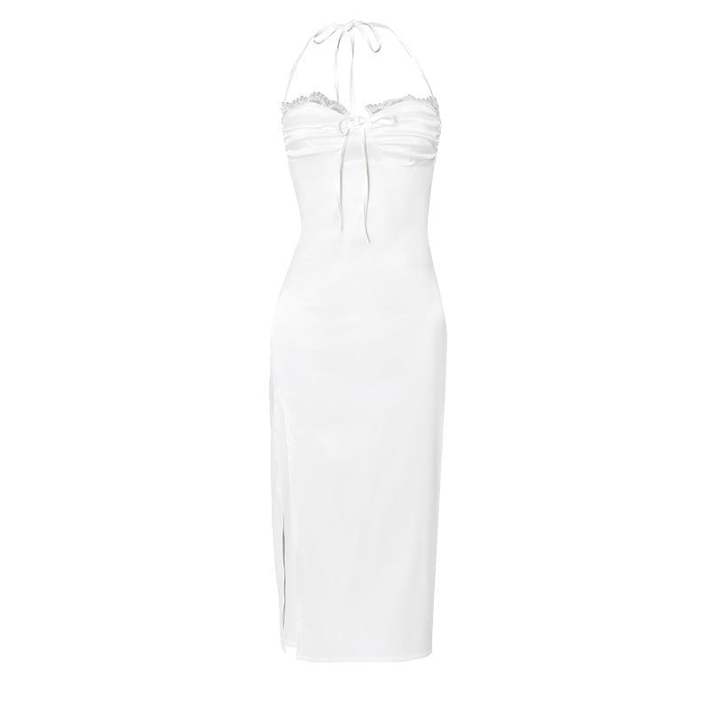 Bodycon Dress | Sleeveless Split Tube Maxi Dress - Gorgeous Feather