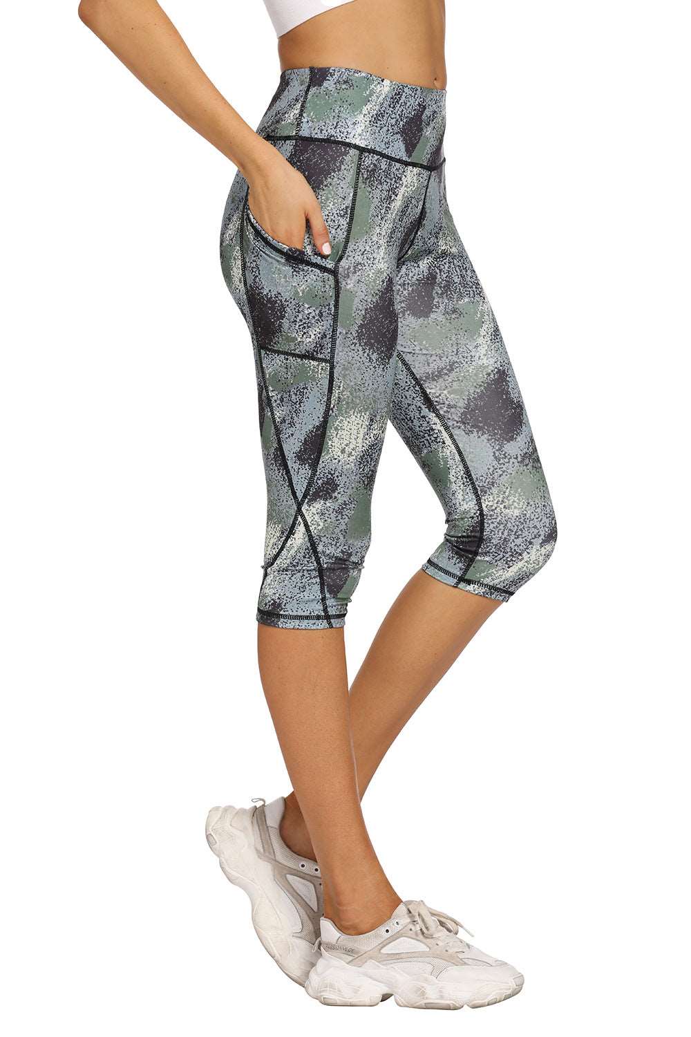 Legging | Cropped Pant Green - Gorgeous Feather
