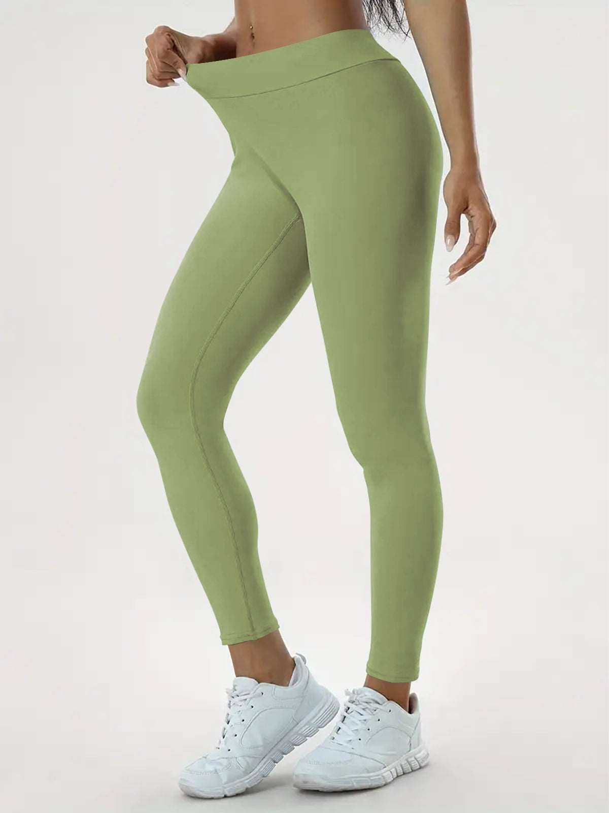 Legging | High Waist Butt Lift Army Green - Gorgeous Feather