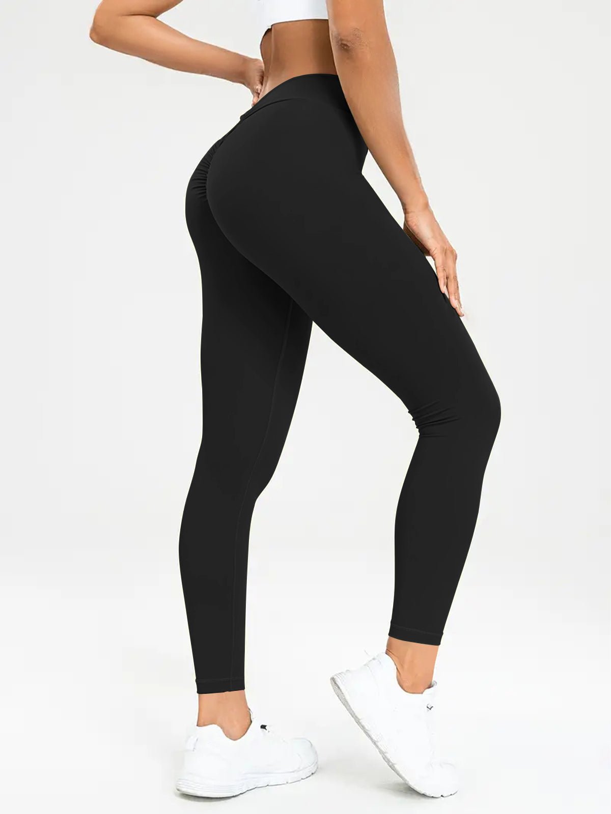 Legging | High Waist Butt Lift Black - Gorgeous Feather