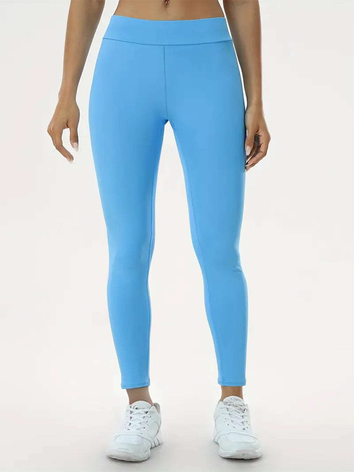 Legging | High Waist Butt Lift Blue - Gorgeous Feather