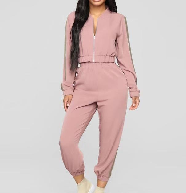 Loungewear | Fashion Two pcs Set Pink - Gorgeous Feather