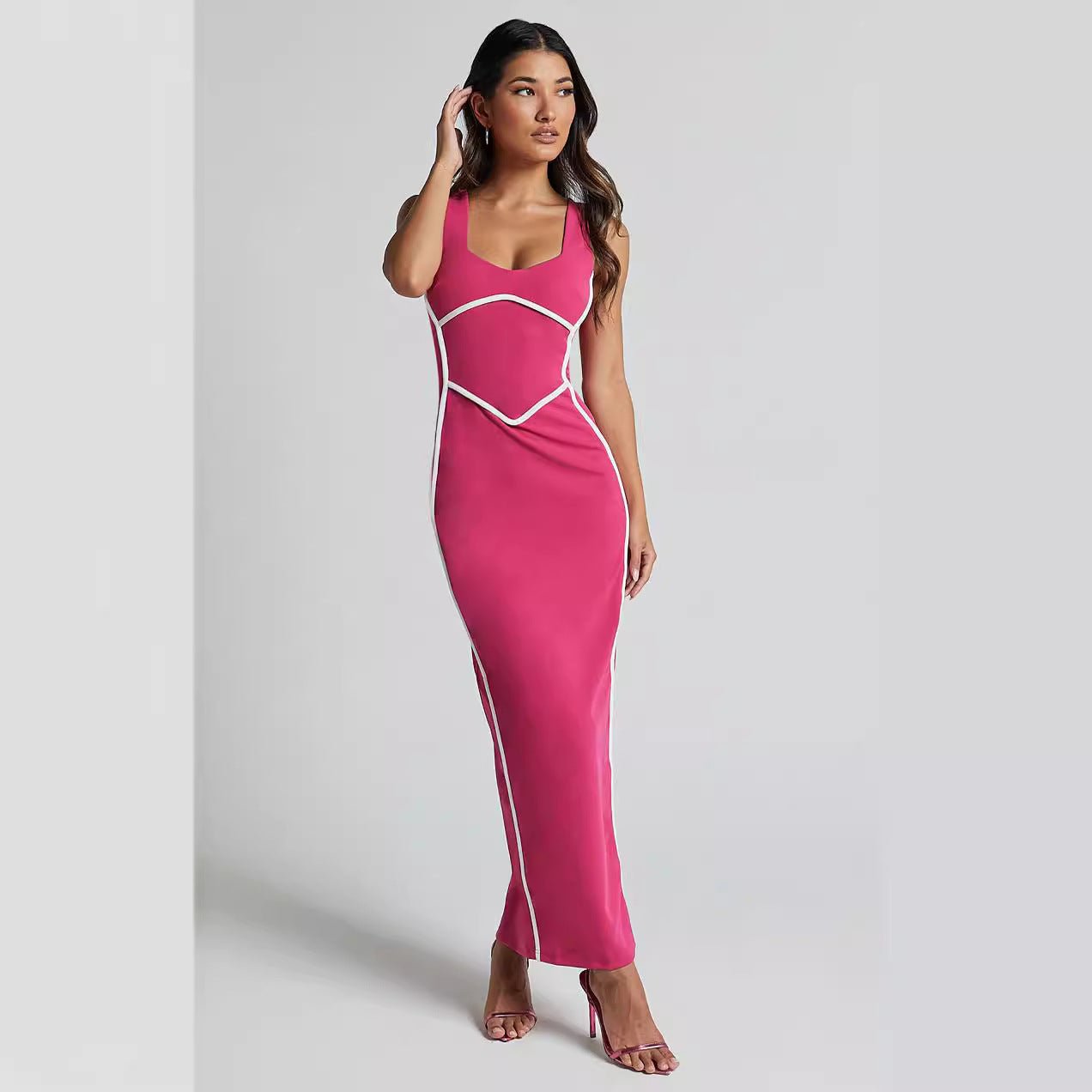 Maxi Dress | Pencil Skirt Bodycon Dress - Gorgeous Feather