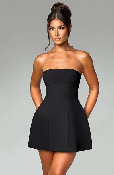Mini Dress | Srapless A - Line Skirt - Gorgeous Feather