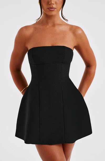 Mini Dress | Srapless A - Line Skirt - Gorgeous Feather