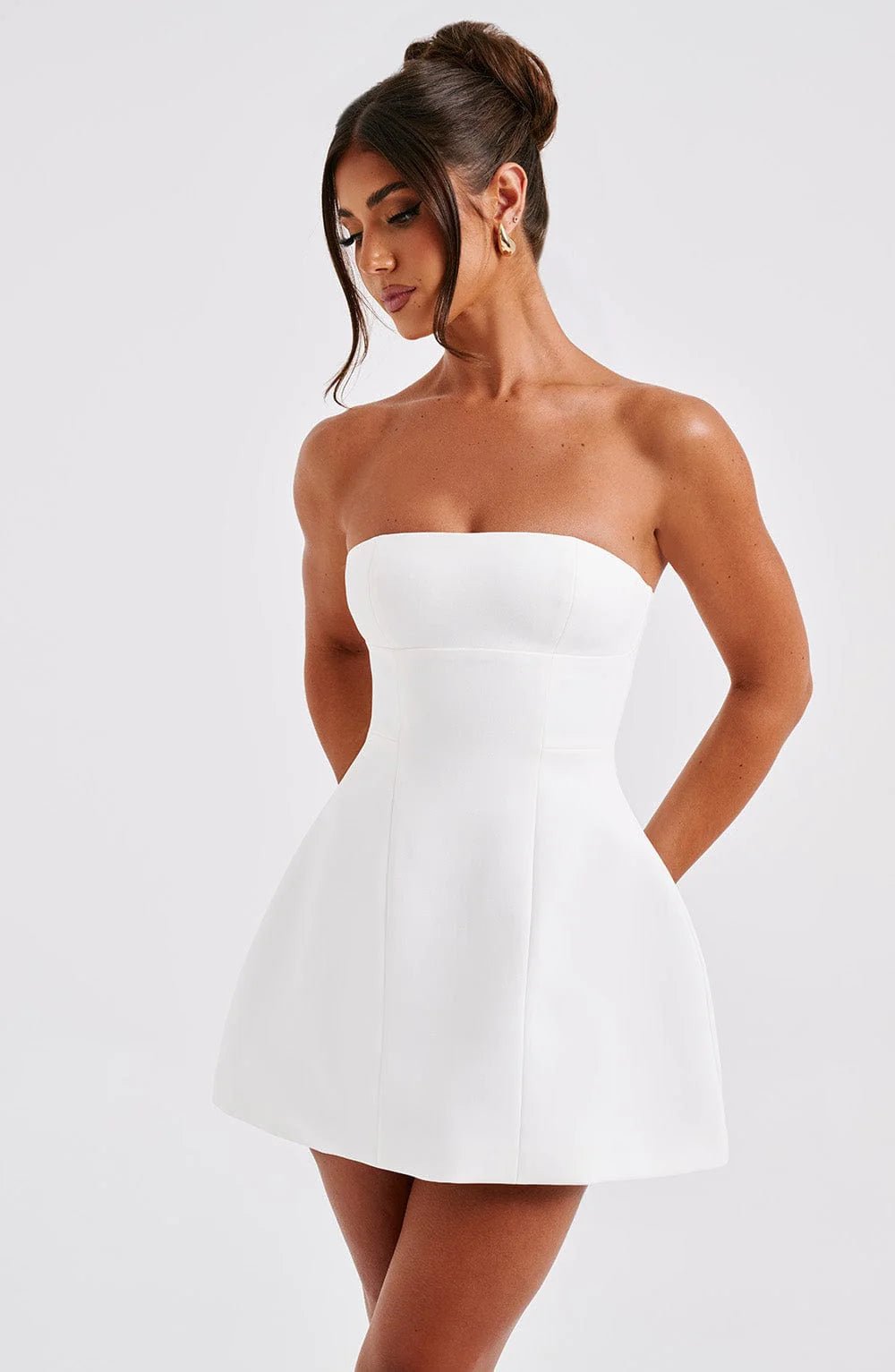 Mini Dress | Srapless A - Line Skirt - Gorgeous Feather