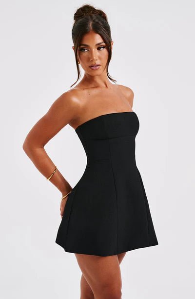 Mini Dress | Srapless A - Line Skirt - Gorgeous Feather