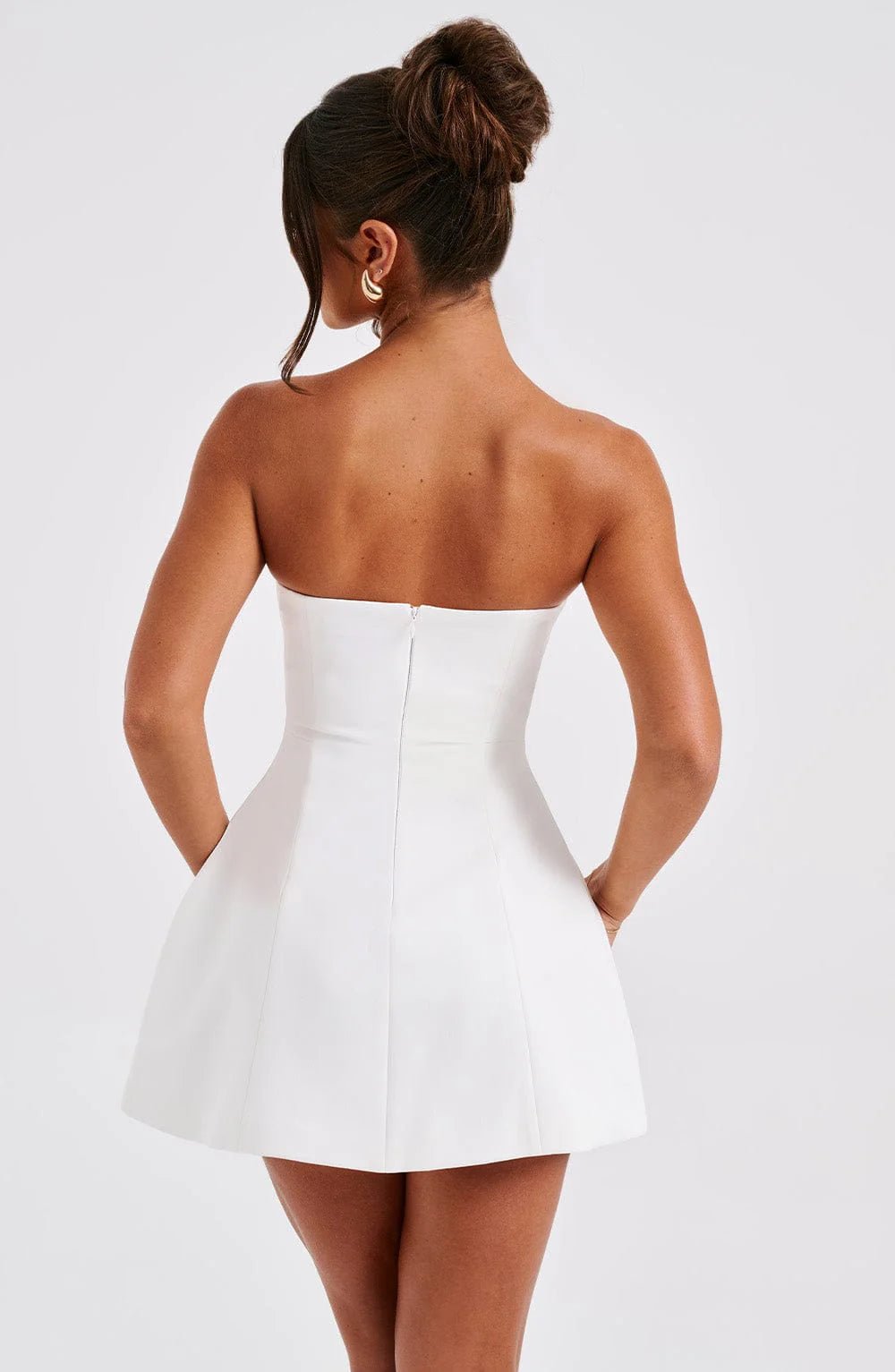 Mini Dress | Srapless A - Line Skirt - Gorgeous Feather