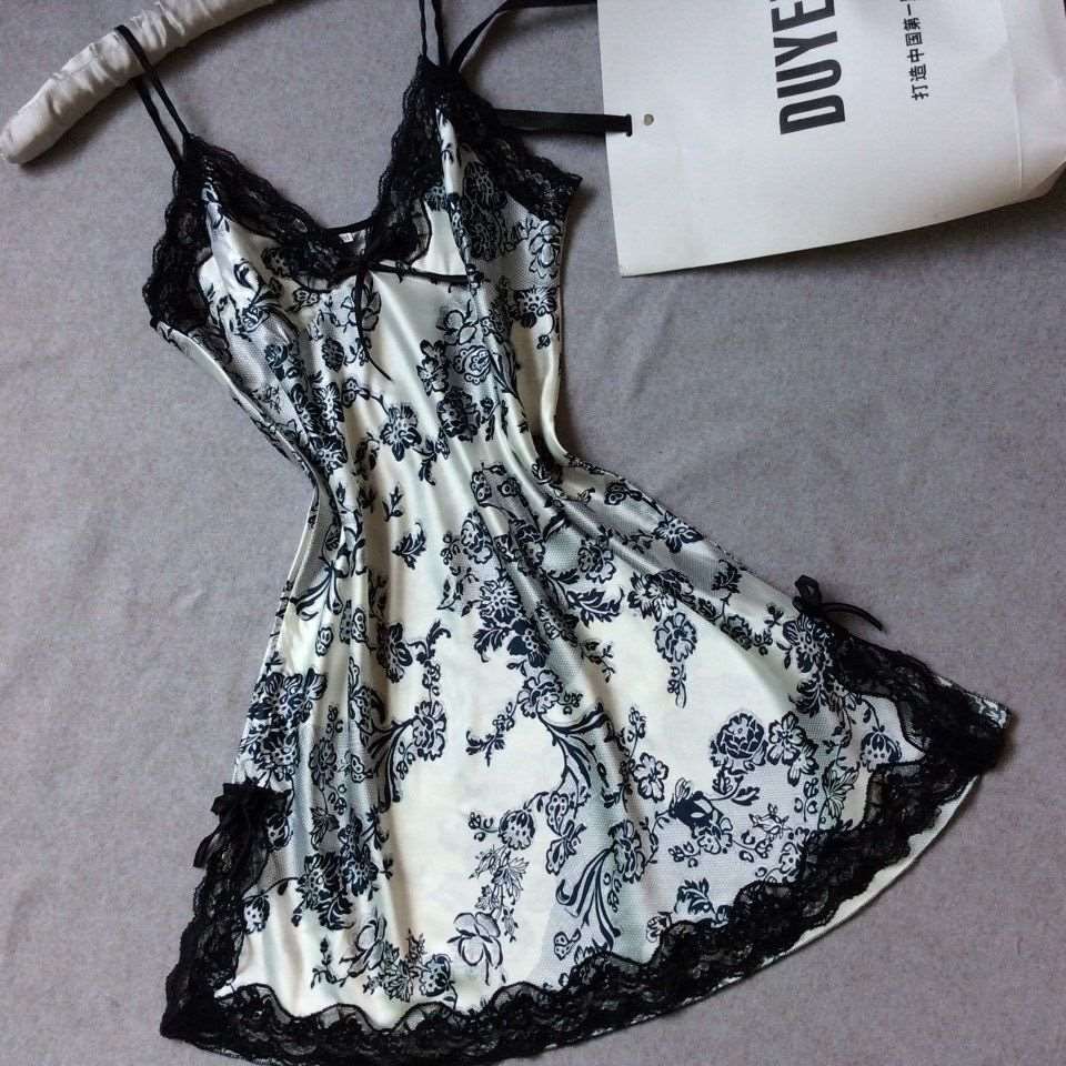 Sleepwear | Satin Night Dress - Gorgeous Feather