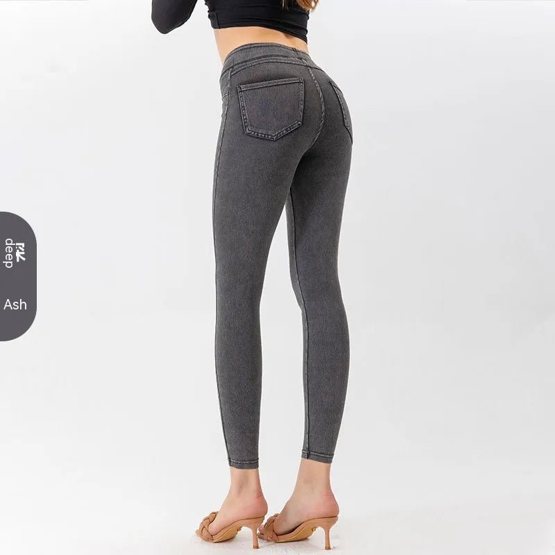 Tight Pants | High Waist Long Pants - Gorgeous Feather
