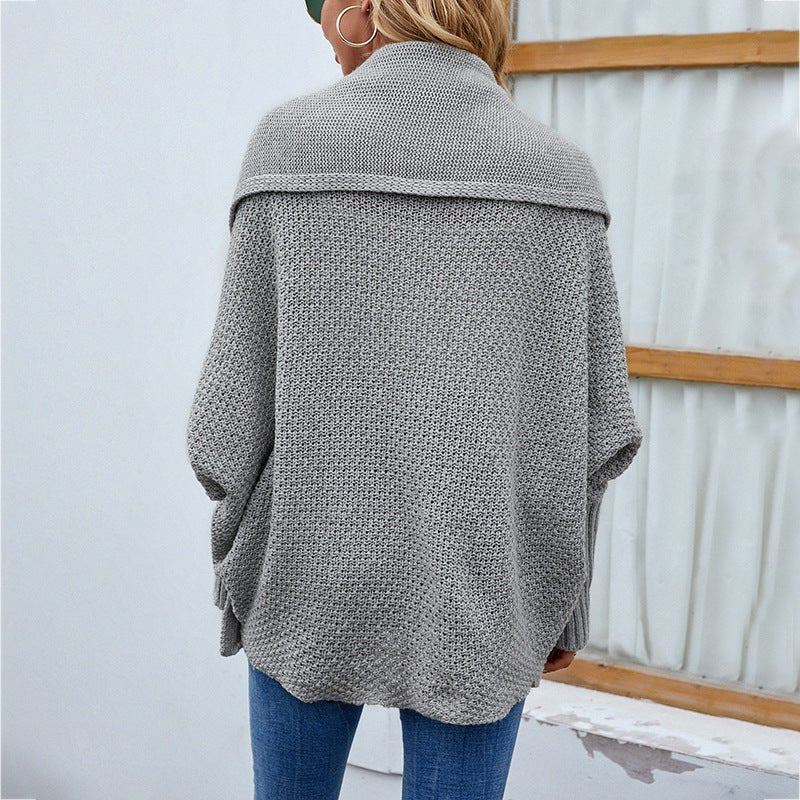 Winter Jacket | Knitted Long Sleeve Cardigan - Gorgeous Feather
