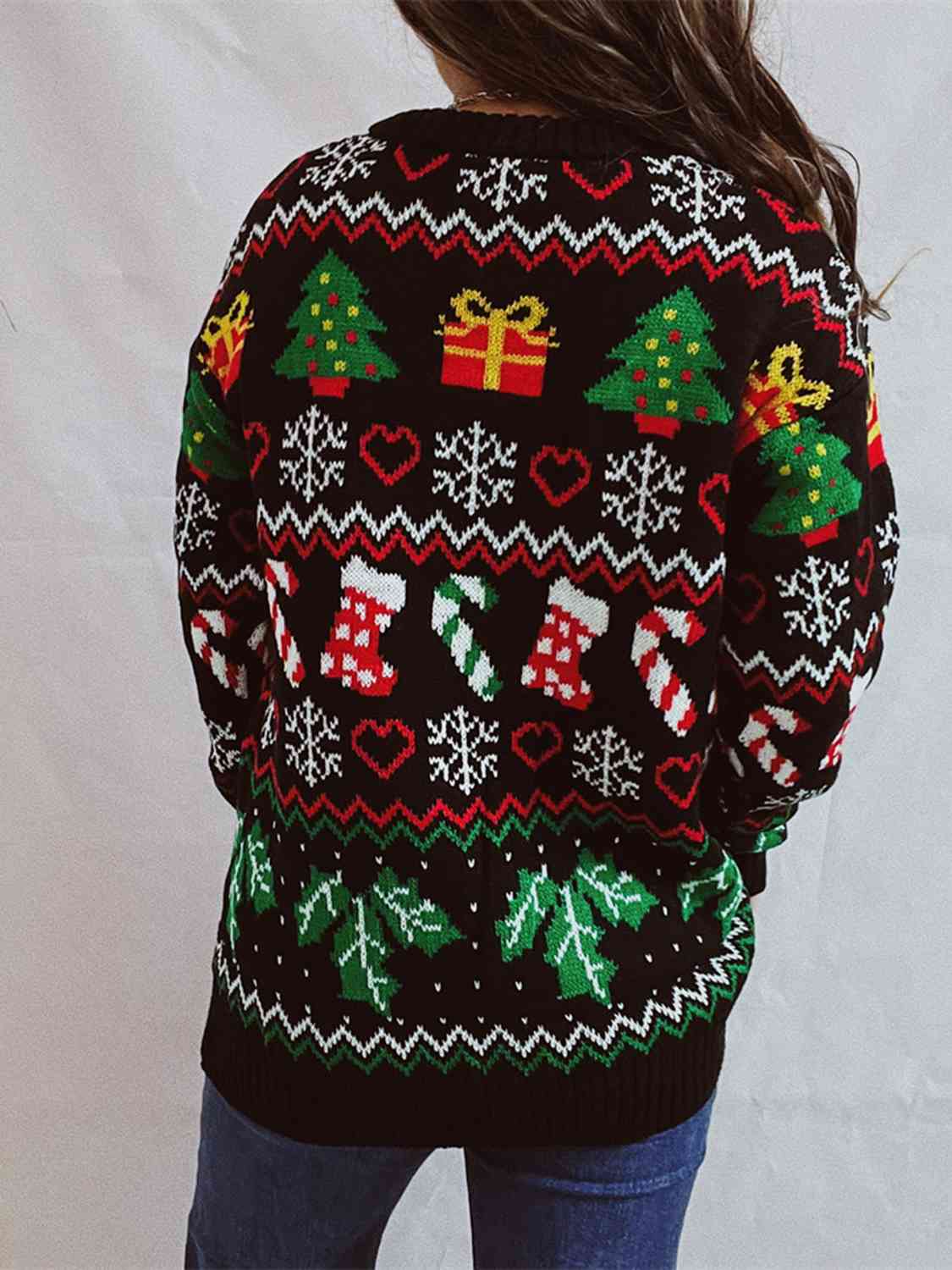 Winter Tops Stylish Loose Funny Christmas Sweaters - Gorgeous Feather