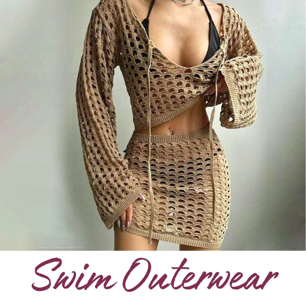 SWIMSUIT OUTERWEAR | GORGEOUS FEATHER