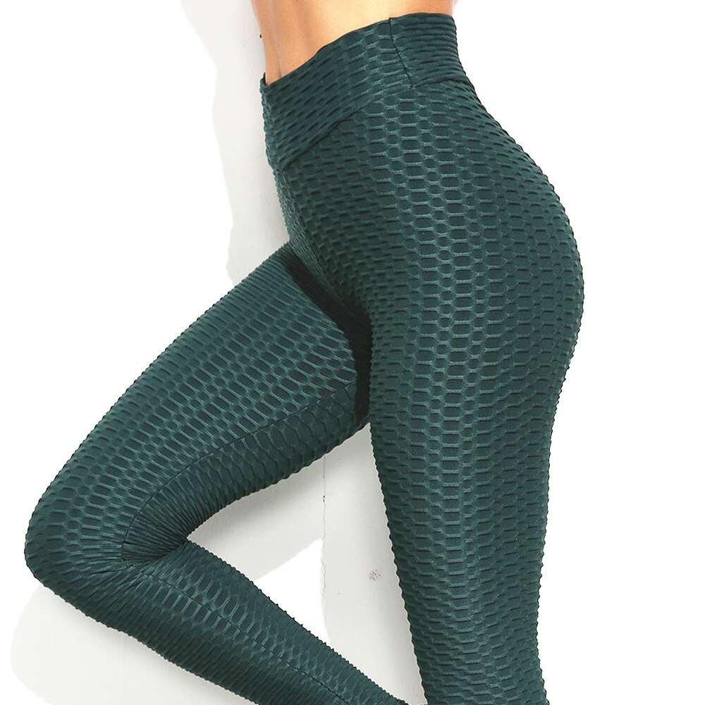 Butt-Lift Anti Cellulite Scrunch Honeycomb Leggings 