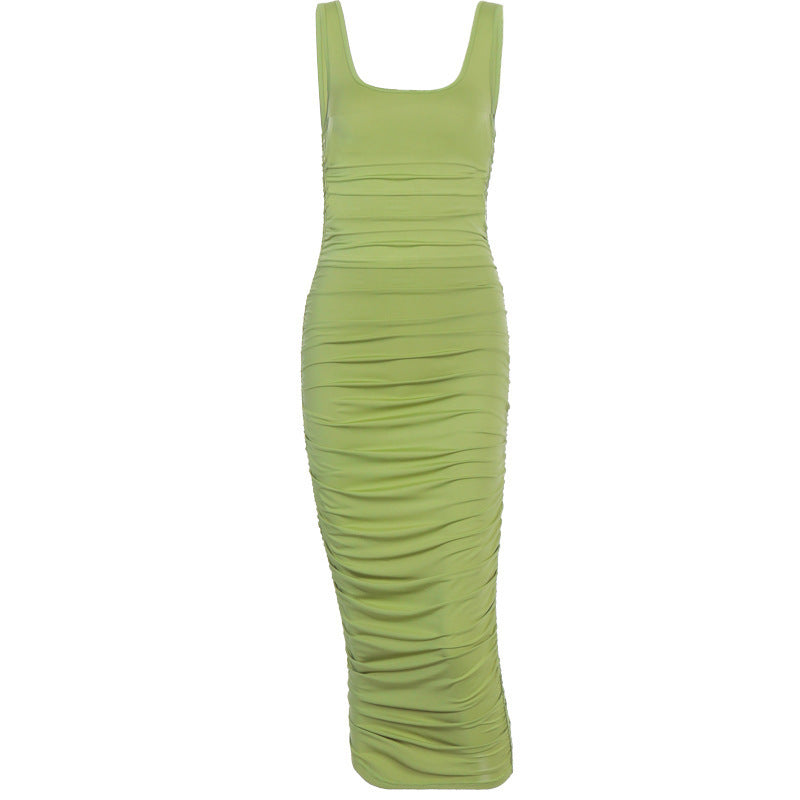 Ruched Sexy Bodycon Dress