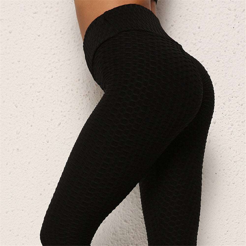 Butt-Lift Anti Cellulite Scrunch Honeycomb Leggings 