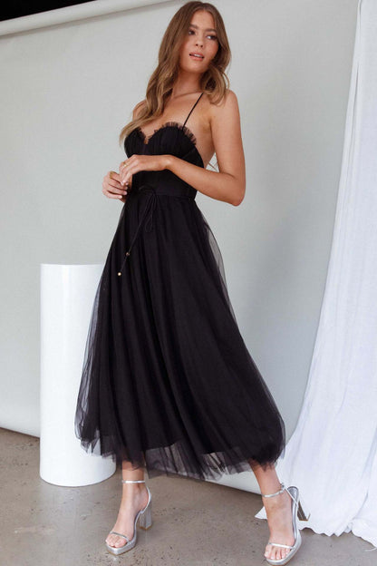 Maxi Dress | Sleeveless Sling Casual Dress