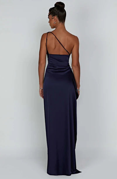 Maxi Dress | One-shoulder Backless Split