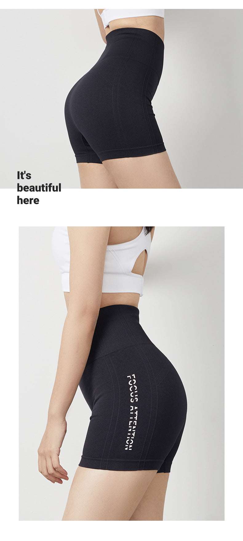 Legging | Tight Fitting Fitness Shorts - GORGEOUS FEATHER