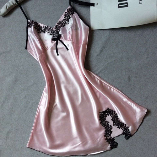 Sleepwear | Satin Night Dress Pink