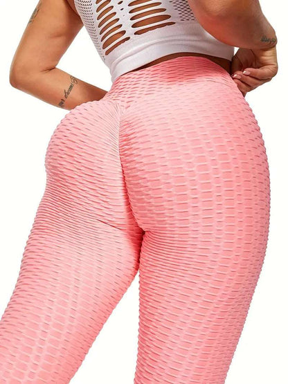 Butt-Lift Anti Cellulite Scrunch Honeycomb Leggings 