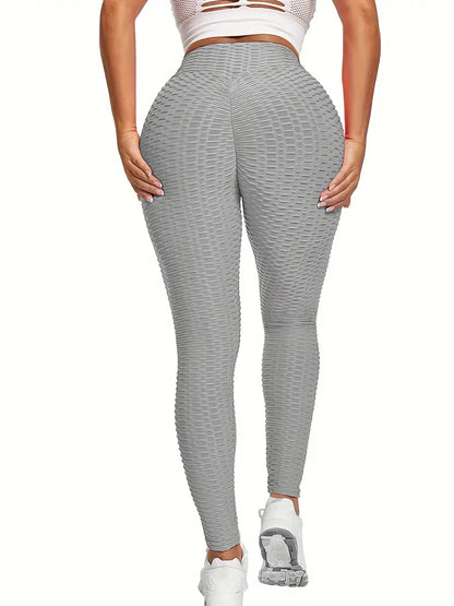 Butt-Lift Anti Cellulite Scrunch Honeycomb Leggings 