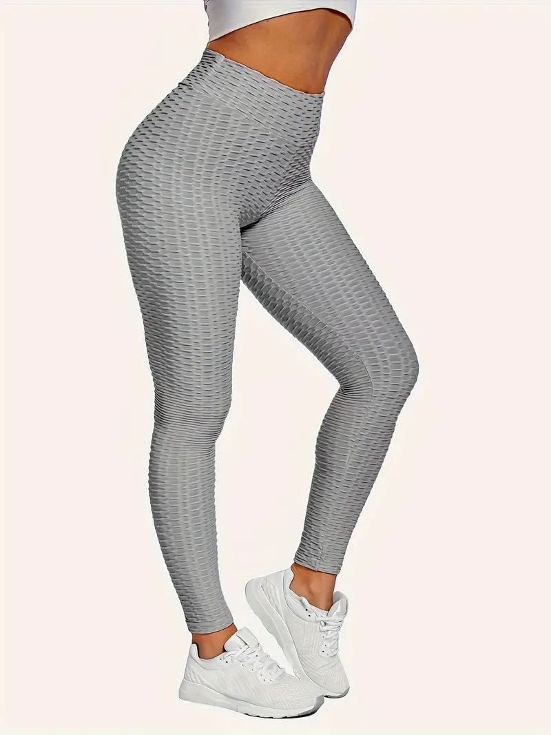 Butt-Lift Anti Cellulite Scrunch Honeycomb Leggings 