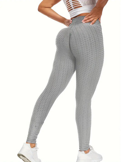 Butt-Lift Anti Cellulite Scrunch Honeycomb Leggings 