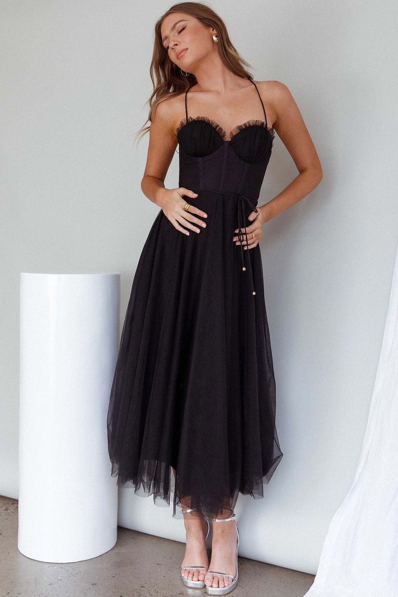 Maxi Dress | Sleeveless Sling Casual Dress - Gorgeous Feather