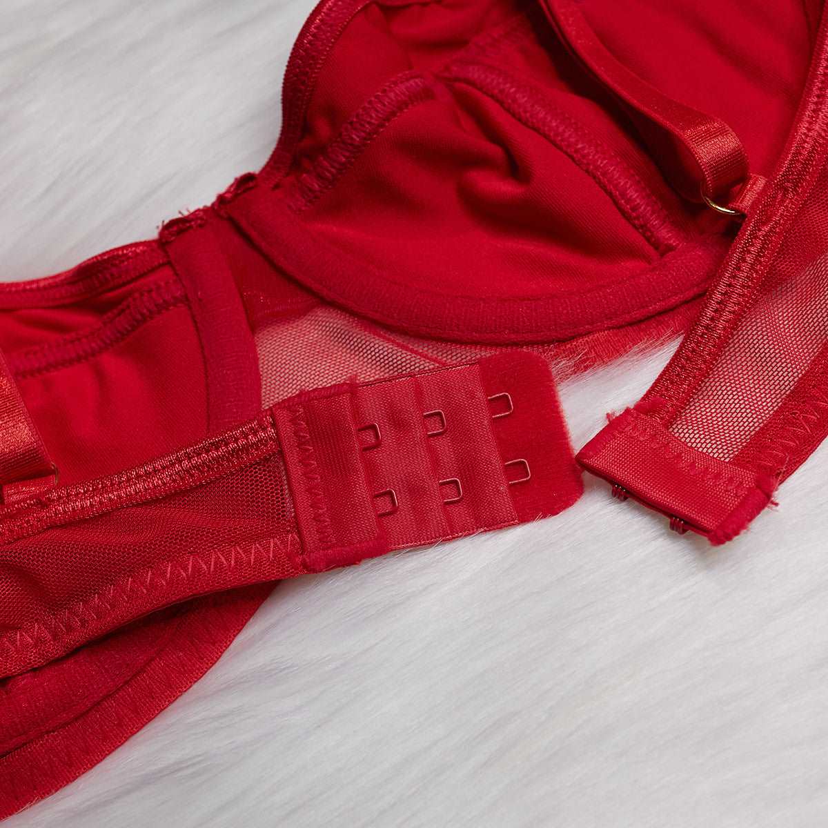 Sexy Lingerie | Four Piece Lingerie Set Red IMG