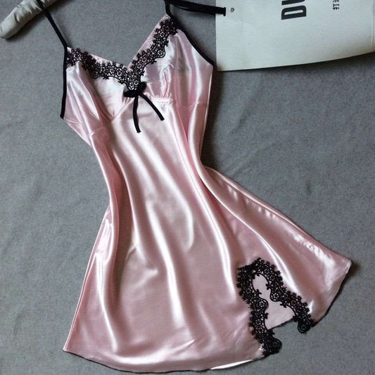 Satin Mini Lingerie Dress