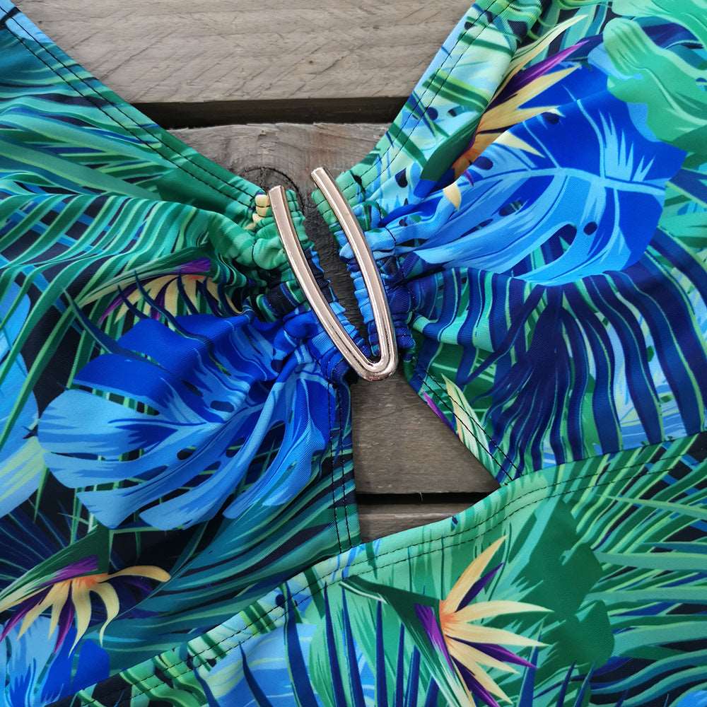 Swimsuit | One-shoulder Ruffled - GORGEOUS FEATHER