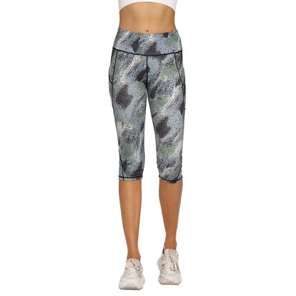 Legging | Cropped Pant Green - Gorgeous Feather