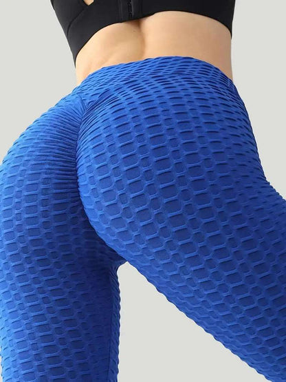 Leggings | Anti Cellulite Honeycomb Blue - Gorgeous Feather