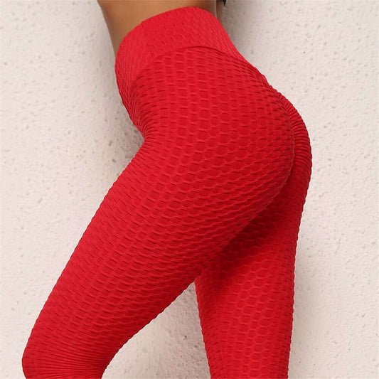 Leggings | Anti Cellulite Honeycomb Red - Gorgeous Feather