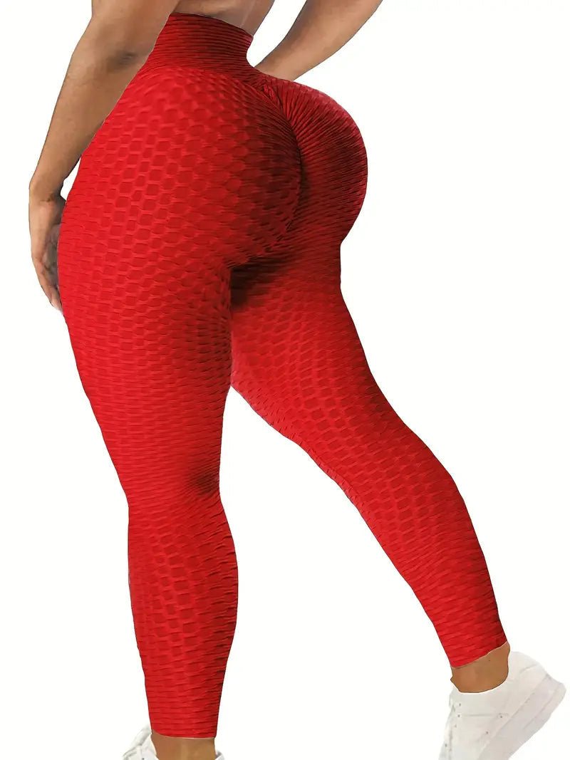 Leggings | Anti Cellulite Honeycomb Red - Gorgeous Feather