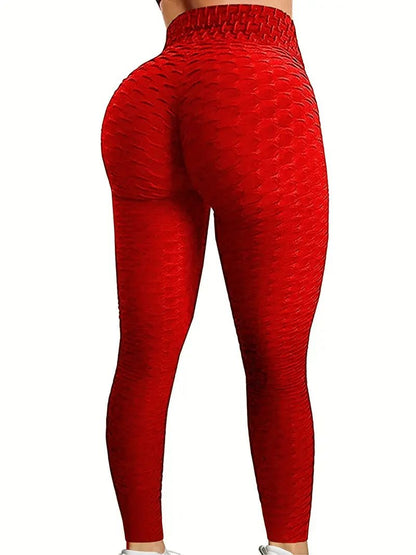 Leggings | Anti Cellulite Honeycomb Red - Gorgeous Feather