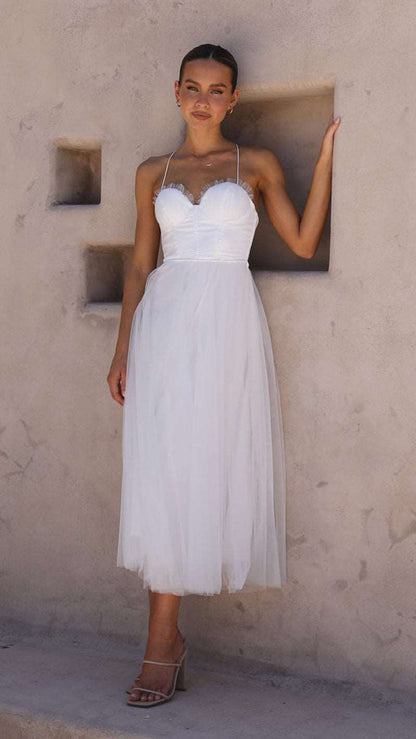 Maxi Dress | Sleeveless Sling Casual Dress - Gorgeous Feather