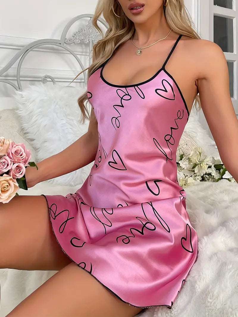 Satin Slip Dress Nightgown