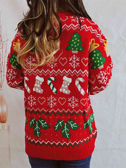 Winter Tops Stylish Loose Funny Christmas Sweaters - Gorgeous Feather