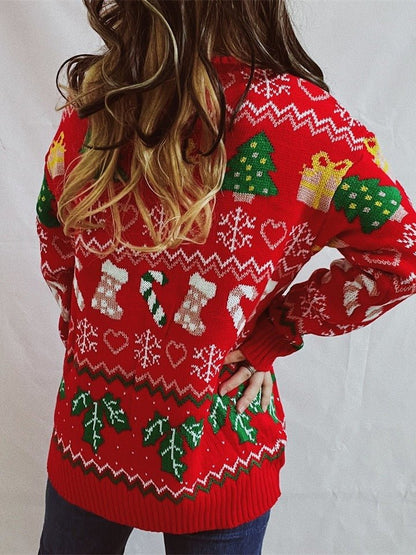 Winter Tops Stylish Loose Funny Christmas Sweaters - Gorgeous Feather