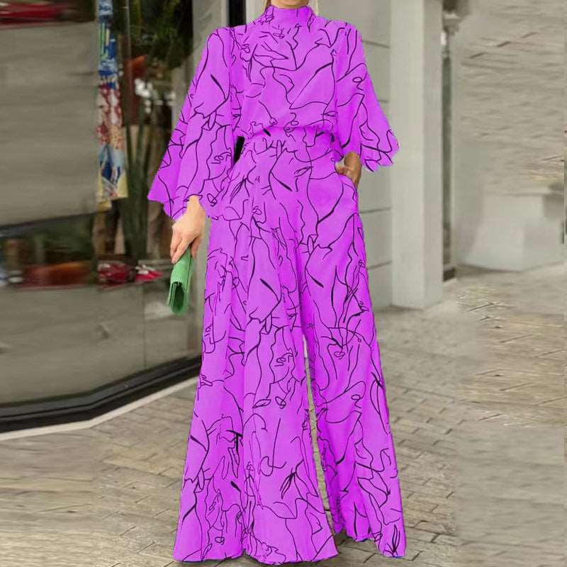 images Jumpsuits WideLegElegantDesignGorgeousFeather49201812 Jumpsuits | Wide Leg Elegant Design Gorgeous Feather