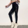 Legging HighWaistQuickDryingBlackGorgeousFeather49214487 Legging | High Waist Quick Drying Black Gorgeous Feather
