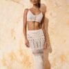images Swimsuit KnittedHollowOuterwearSetBeigeGorgeousFeather49226937 Swimsuit | Knitted Hollow Outerwear Set Beige Gorgeous Feather