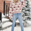 Winter_Tops_Christmas_Cartoon_Santa_Knit_Sweater_Gorgeous_Feather_