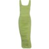 Bodycon Dress | Ruched Sexy Long Dress - Gorgeous Feather