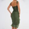 Bodycon Dress | Slim Skinny Sleeveless Midi Dress - Gorgeous Feather