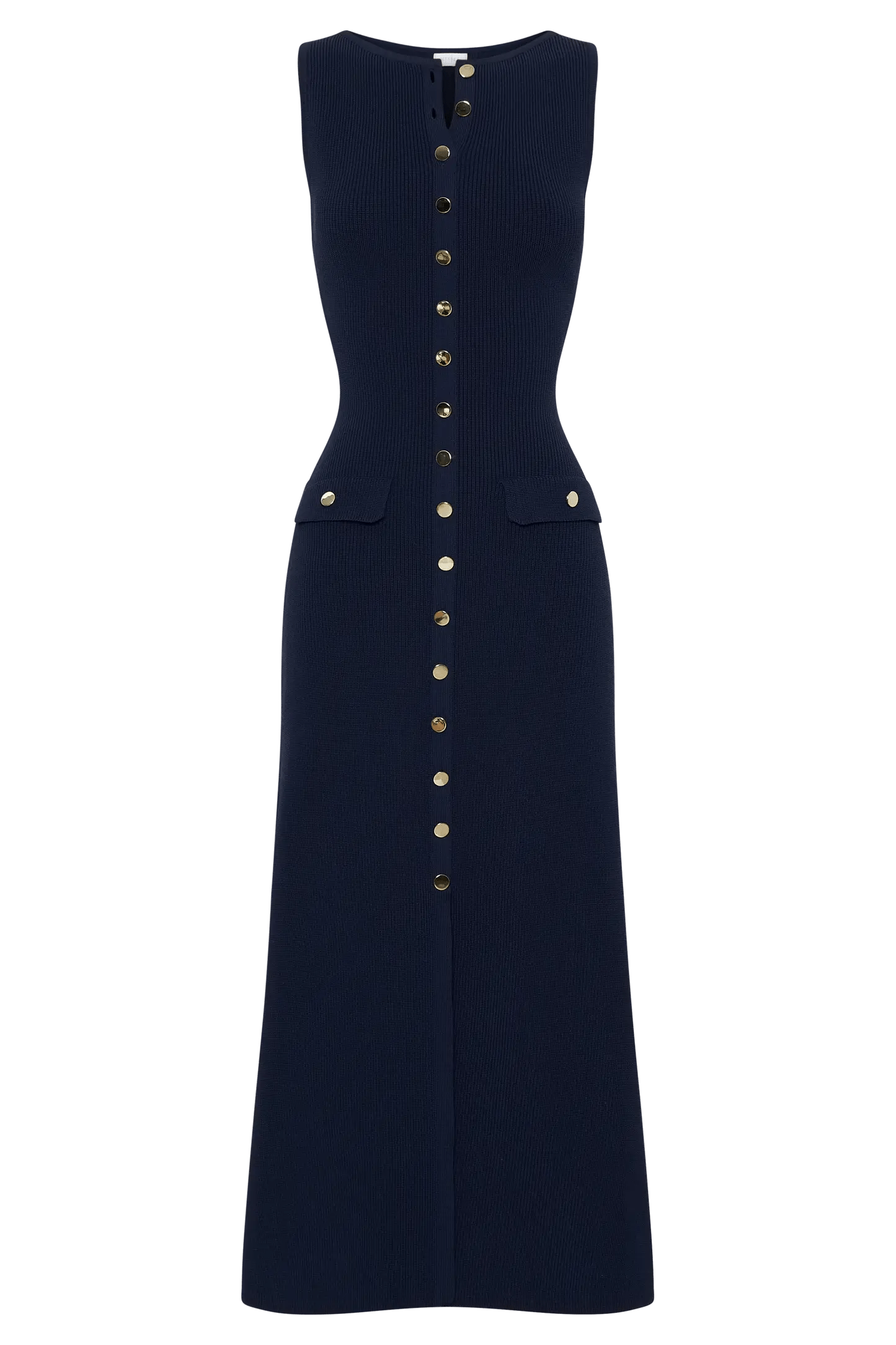 Elegant Knitted Sleeveless Long Maxi Dress - Gorgeous Feather