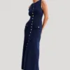 elegantknittedsleevelesslongmaxidressgorgeousfeather738327 Elegant Knitted Sleeveless Long Maxi Dress Gorgeous Feather