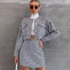 formaldresstightfittingtwopiecejacketsuitgorgeousfeather704774 Formal Dress | Tight-Fitting Two-Piece Jacket Suit Gorgeous Feather